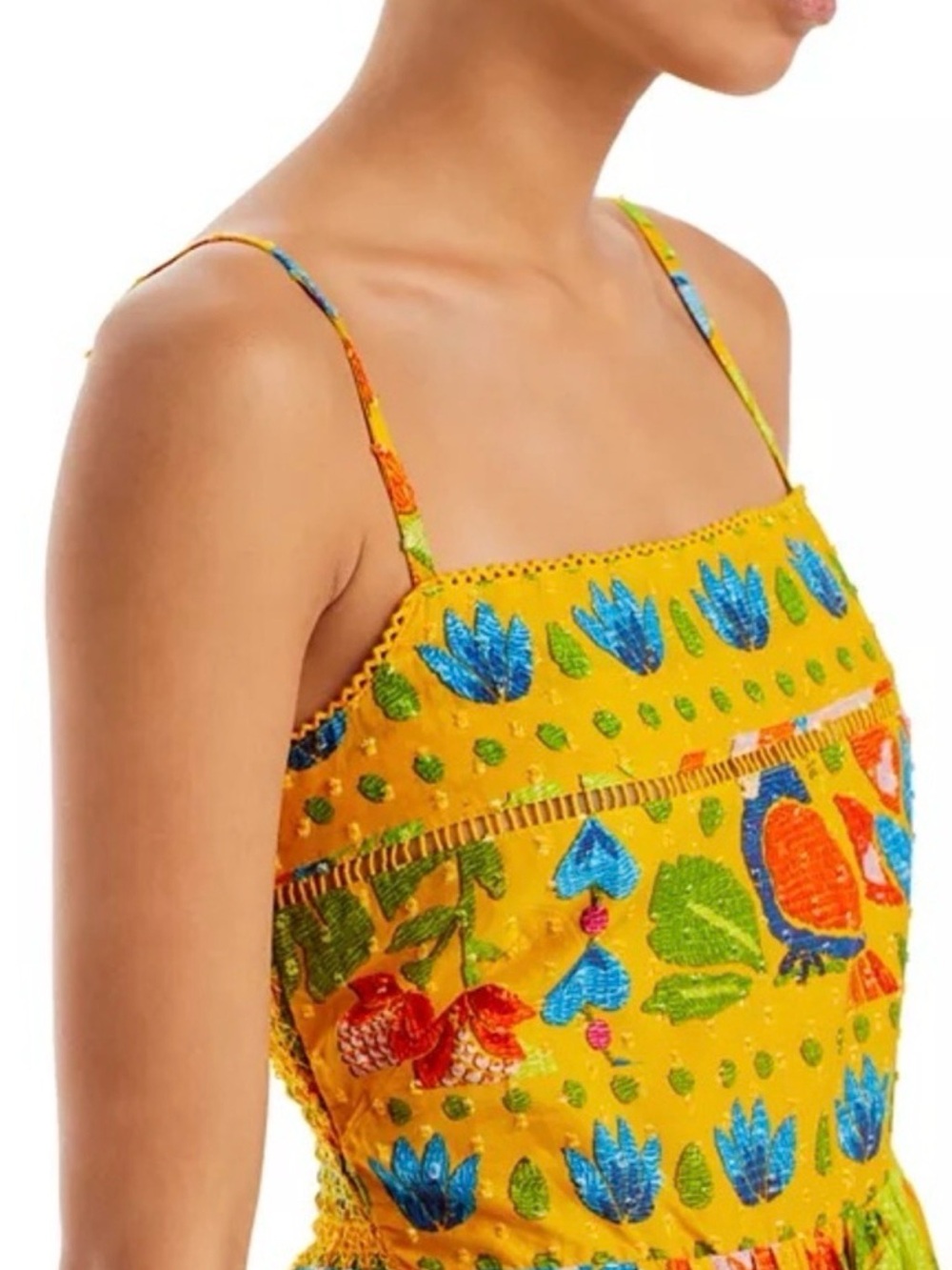 Farm Rio Summer Garden Maxi Dress XXS - Picture 4 of 16